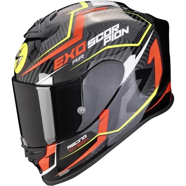 Scorpion EXO-R1 Evo Air Coup Black-Red-Neon Yellow S