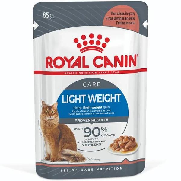 Royal Canin Light Weight Care Gravy Adult Wet Cat Food 85g - 12x85g