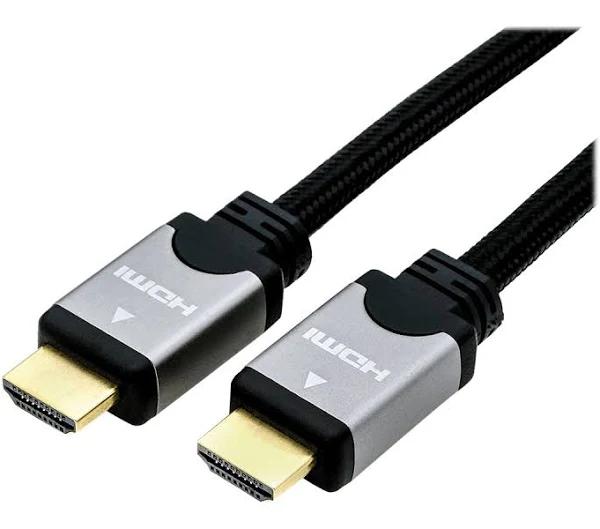 Roline High Speed - HDMI With Ethernet Cable - HDMI (M) To HDMI (M) - 5 M - Double Insulation - Black/Silver