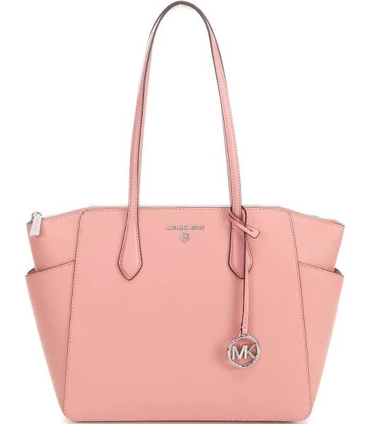 MK Marilyn Medium Saffiano Leather Tote Bag - Primrose - Michael Kors