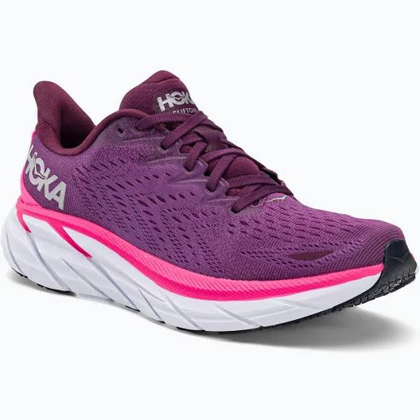 Hoka Clifton 8 Shoe - Grape/Beautyberry - Womens Shoes