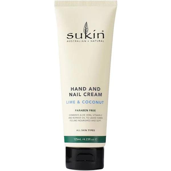 Sukin Lime & Coconut Hand & Nail Cream 125ml