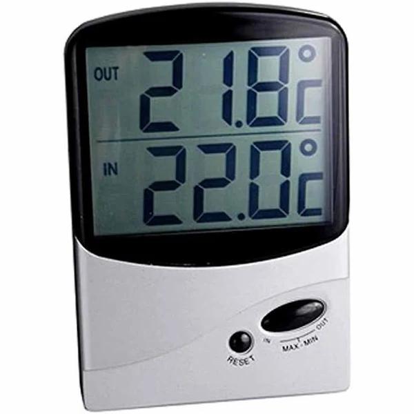 Jumbo Display Inside & Outside Thermometer