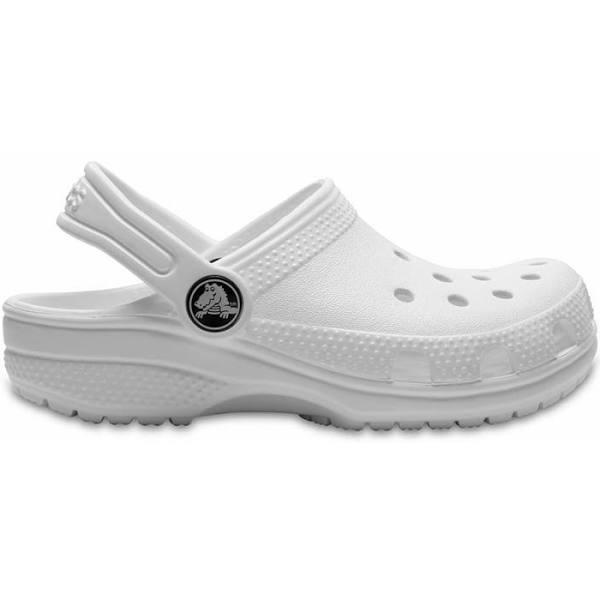 Crocs Kids' Classic Clog; White, C13