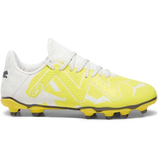 Puma Future Play FG/AG Football Boots - Kids - Grey/Yellow