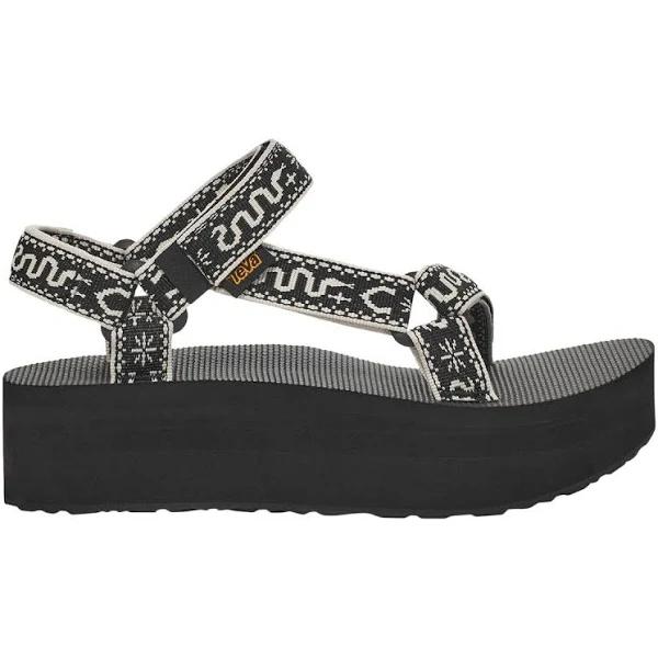 Teva Unisex Flatform Universal Bandana Sandals in Black Size 5