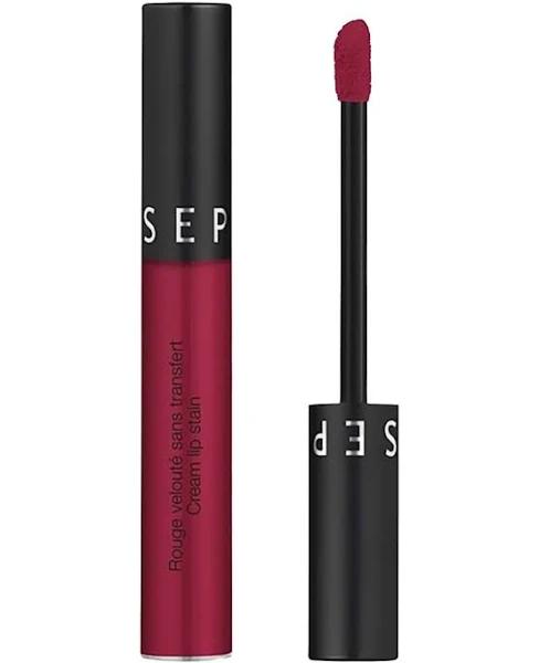 Sephora Collection Cream Lip Stain in 94 Cherry Moon: Hydrating, Long-wearing Matte Red Lip Color