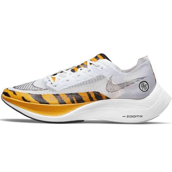 Mens Nike ZoomX Vaporfly Next% 2 White/black-university gold-Orange / 9.5