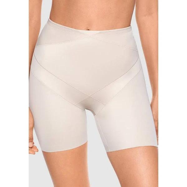 Miraclesuit Shapewear Tummy Tuck Firm Control High Waist Shapewear Shorts in Warm Beige - S - AfterPay & zipPay Available