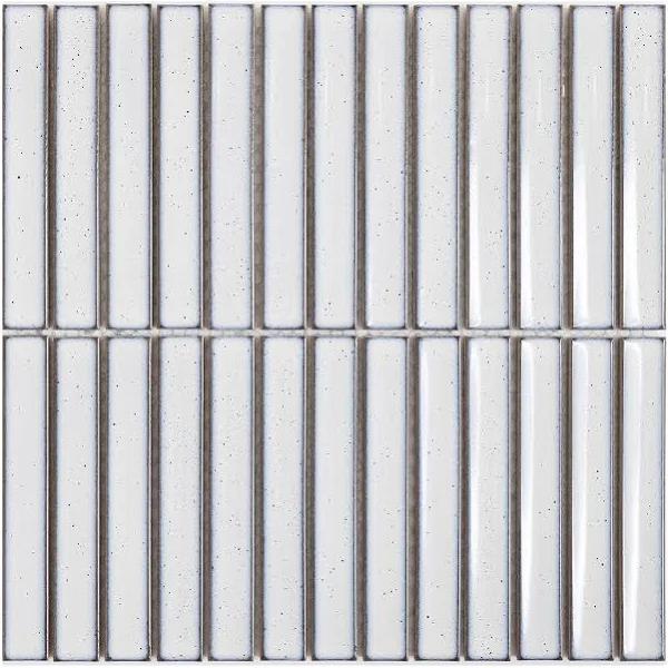 White Corbin Kit Kat Porcelain Mosaic Tile - The Build