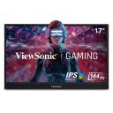 ViewSonic VX1755 17 Inch 1080P Portable IPS Gaming Monitor with 144Hz, Mobile Ergonomics, AMD FreeSync Premium, USB-C, and HDMI for Home and Esports