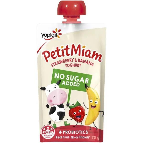 Yoplait Petit Miam Strawberry & Banana 70g