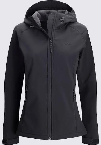 Macpac Womens Sabre Hooded Jacket Black 12 @ Rebel Active