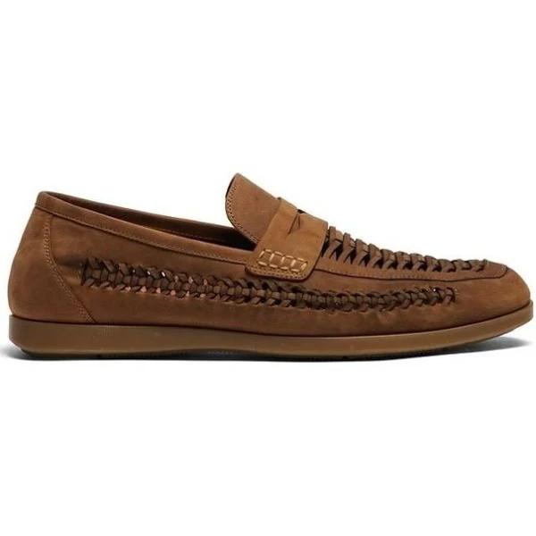 Rodd & Gunn Gisborne Huarache Slip On in Tropical Birch Brown 40