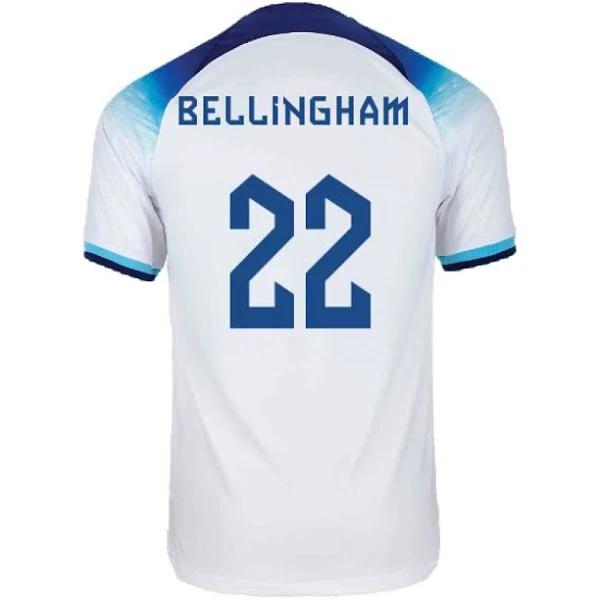 Nike 2022-2023 England Home Shirt (Bellingham 22) White M