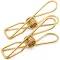 Morgan & Taylor Small Stainless Steel Pegs 40 Pack in Gold