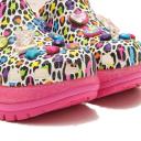 Crocs White Lisa Frank Edition Mega Crush Clogs