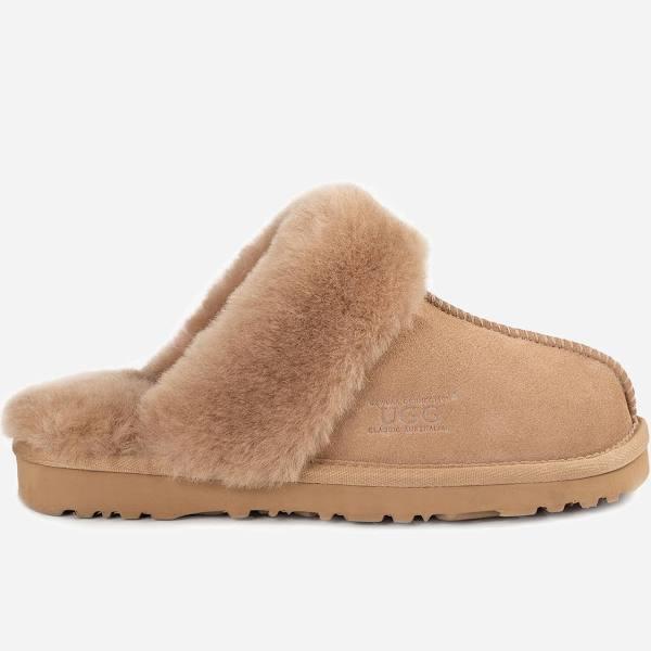 UGG Slippers Premium Australia Sheepskin Unisex Scuffette Suede