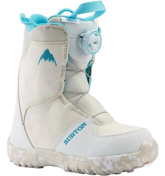 Burton Grom Boa Boots 2022 Kids in White