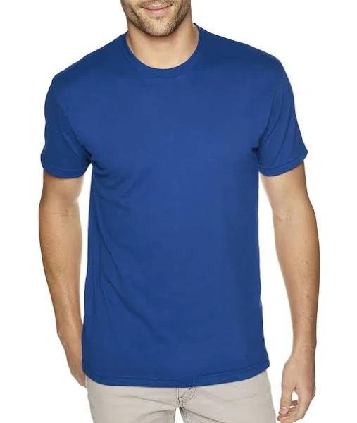 Next Level 6410 Men's Sueded Tee - Royal, M