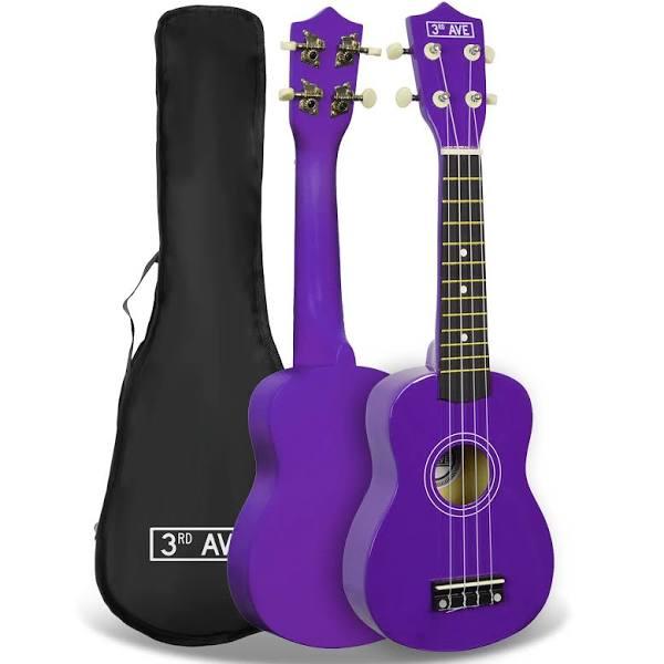 3rd Avenue Soprano Ukulele - Black