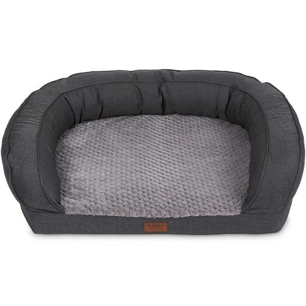 Kazoo Cosy Nook Dog Bed Plush Grey XLarge