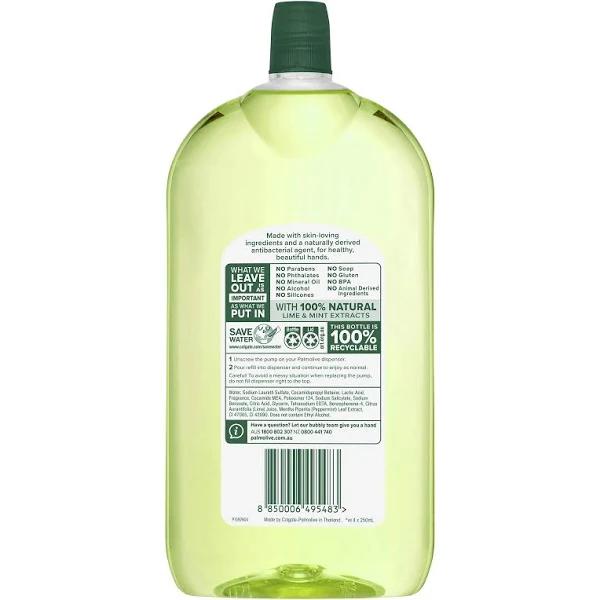 Palmolive Lime & Mint Foaming Liquid Hand Wash Refill 1L