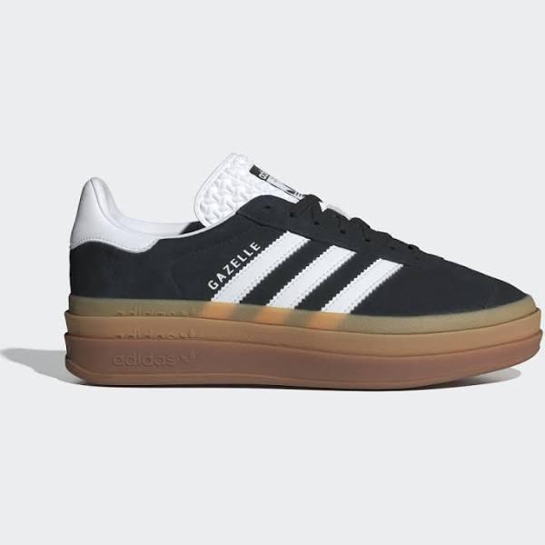 Womens Adidas Originals Gazelle Bold - Black - 4 Sneaker