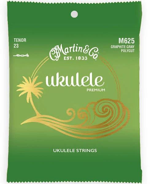 Martin Guitar M625 Premium Ukulele Strings Polygut Tenor Gauge