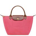 Longchamp Small Le Pliage Recycled Canvas Top Handle Bag Carrot