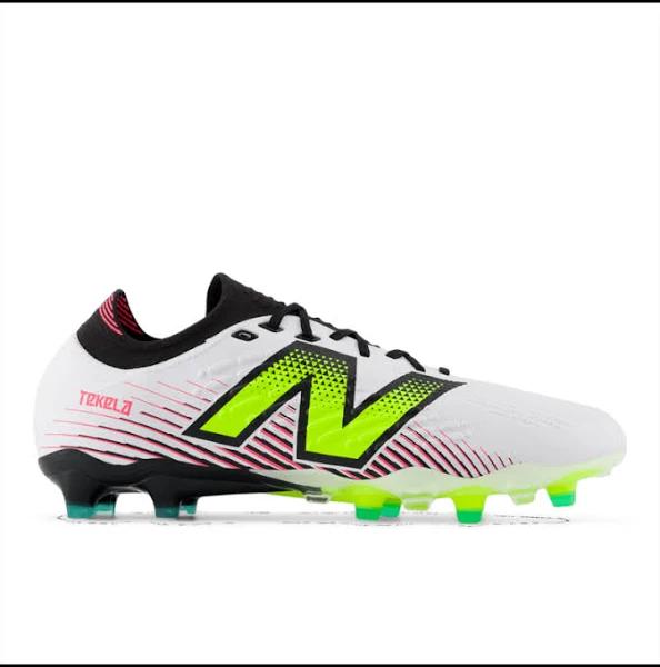 New Balance Men's Tekela Pro Low Laced FG V4+ Soccer Cleat - ST1FLH45, White / 13