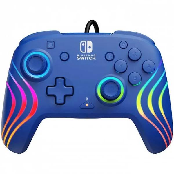 PDP Controller Afterglow Wave Blue Switch Toys/Spielzeug