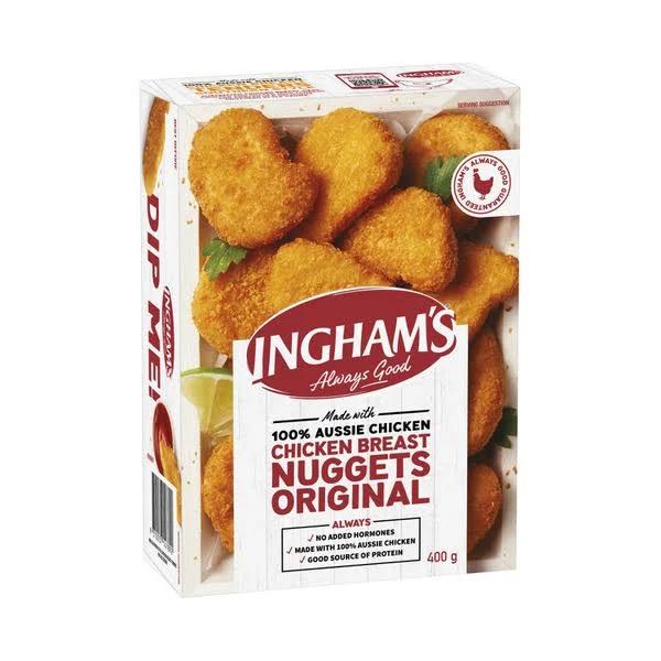 Ingham's Crumbed Chicken Breast Nuggets 400g