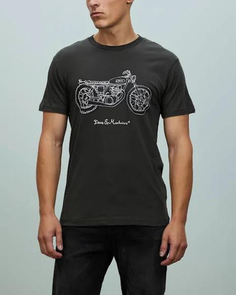 Deus EX Machina - Men's Green Printed T-shirts - Stinkum Tee - Size XL at The Iconic