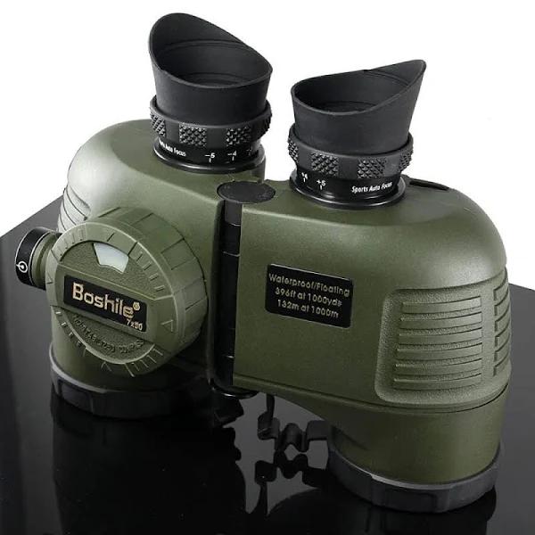 Goslash 7x50 HD Waterproof Rangefinder Binoculars Telescope with Compass