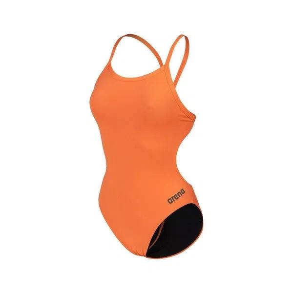 Arena Team Challenge Solid Swimsuit Orange FR 32 Woman