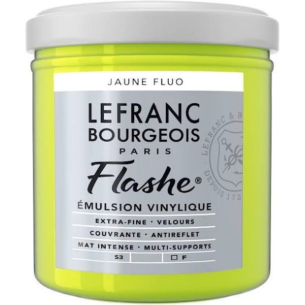 Lefranc Bourgeois Flashe Vinyl Paints 125ml Lemon Yellow 169 (S1)