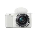 Sony ZV-E10 Mirrorless Camera with 16-50mm Lens (White)