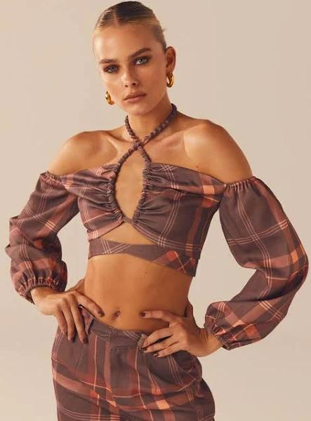 Lose My Cool Crop Top - Chestnut Chestnut / AU 18