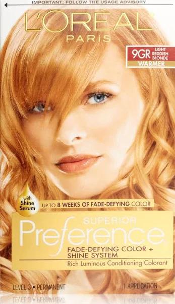 L'Oreal Paris Superior Preference - 9gr Light Reddish Blonde (Warmer) 1 Pack