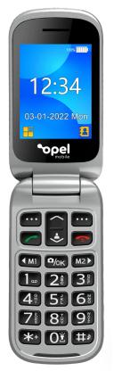 Opel Flip Phone 4 4G Keypad - Black