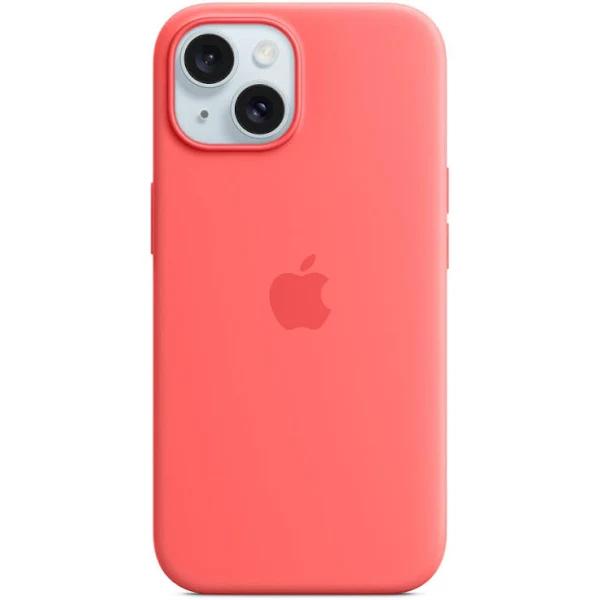 Apple iPhone 15 Silicone Case with MagSafe - Guava