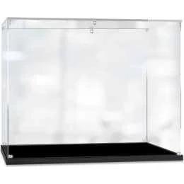 Easycase Acrylic Display Case For LEGO 21338 Ideas A-Frame Cabin Figure Storage Box Dust Proof Glue Free