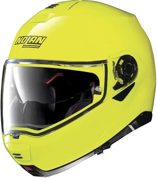 Nolan N100-5 Hi-Visibility N-COM Helmet, Yellow, Size S