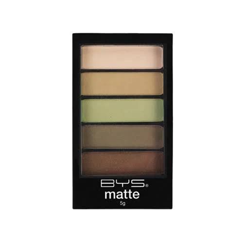 BYS 5G Eyeshadow Palette Cosmetics Beauty Face/eye Makeup Olive Daze 5 Shades