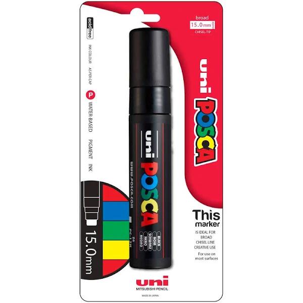 Posca PC 17K Paint Marker Black - POPC17KHBK