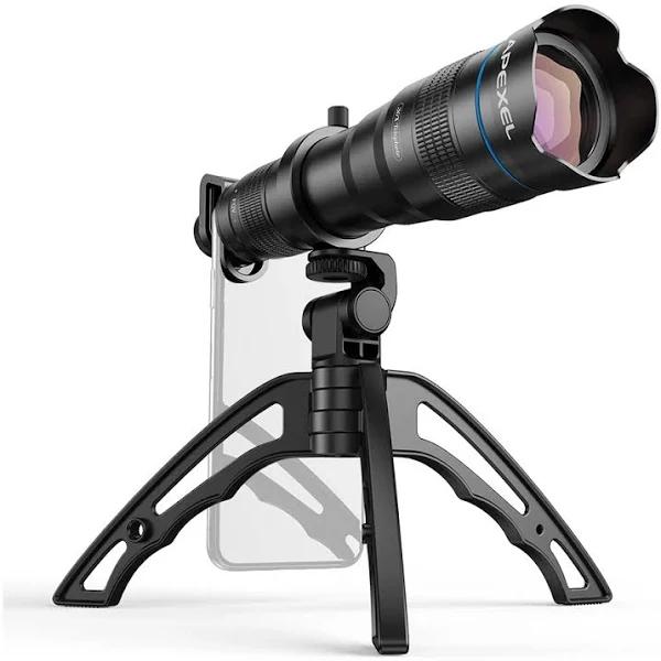 APEXEL High Power 36x HD Telephoto Lens With Phone Tripod For iPhone Samsung Pix