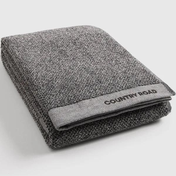 Country Road Calo Australian Bath Towel Charcoal Marle | 100% Cotton