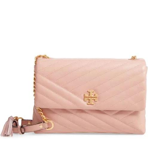 Tory Burch Ladies Pink Kira Chevron Shoulder Bag