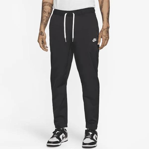 Nike Club Men's Woven Tapered-leg Trousers - Black